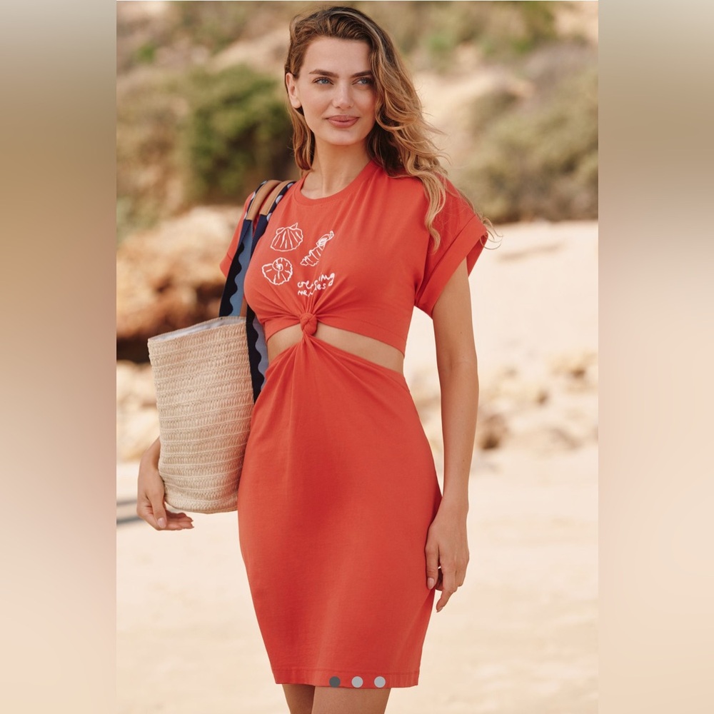 Celandine x Agathe Marty Twist T-Shirt Midi Dress